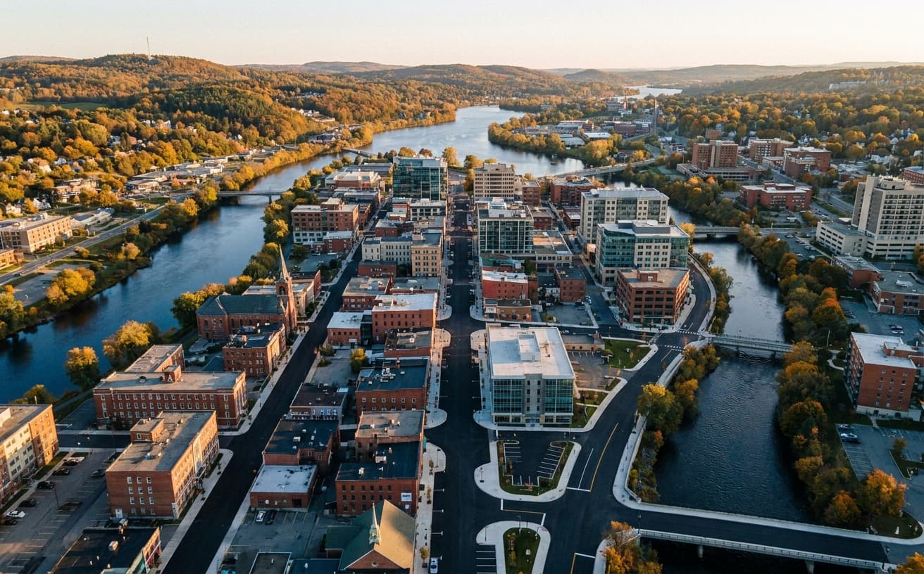 Pavage Préfontaine à Sherbrooke — chantier d'asphalte