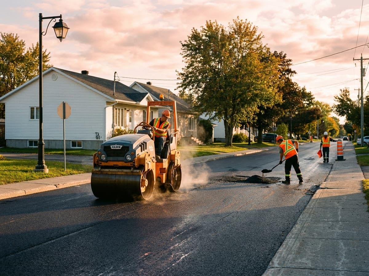 Pavage municipal à Windsor — Pavage Préfontaine